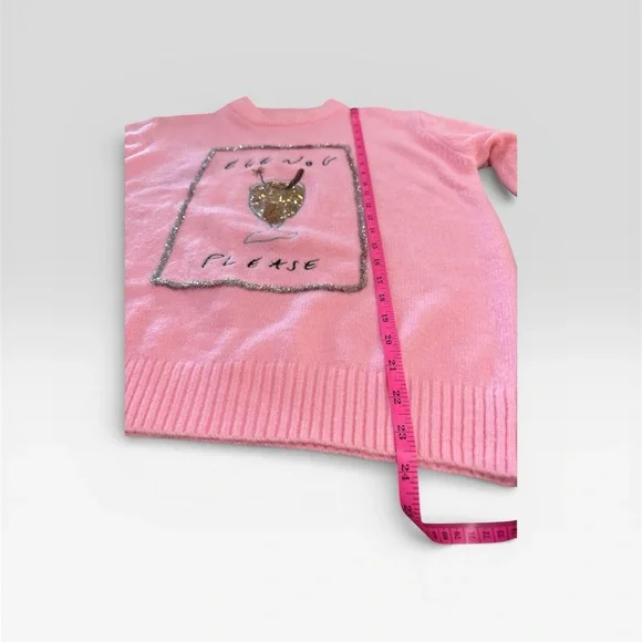 Nasty Gal Pink Graphic Sweater - Picture 4 of 7